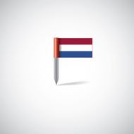 Netherlands flag pin N2