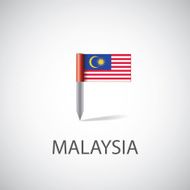 Malaysia flag pin N2