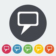 Map pointer single flat icon N5
