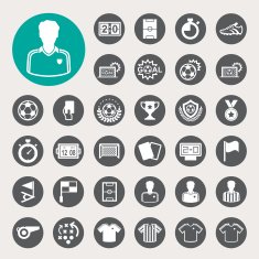 Soccer Icons set N5