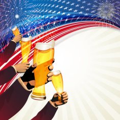 Independence Day background Cheers! N2