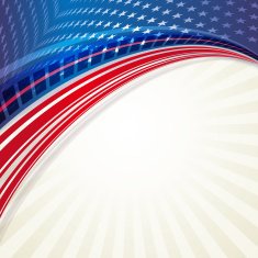 Independence Day background Wave and stars N2
