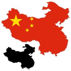China map flag N3
