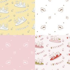 Vintage patterns set N2