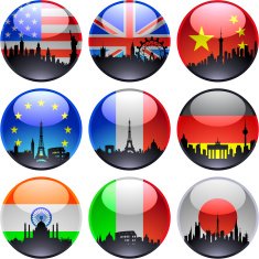 Flag Marbles