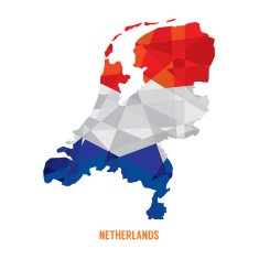 Map of Netherlands N3