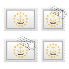 Rhode Island stamp