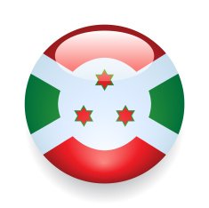 World Flag Button Burundi