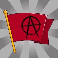 Anarchy Flag (Red)