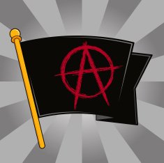 Anarchy Flag (Black)