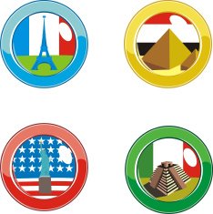 Flags button