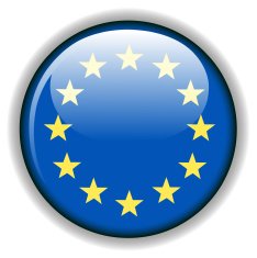 European Union flag button N5