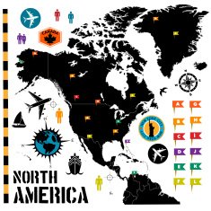 North America design elements