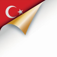 Corner page turn - Turkish flag N2