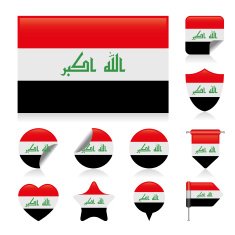 Iraq flag set N2