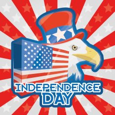 American Independence Day Background Editable N19