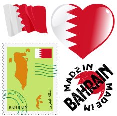 national colours of Bahrain