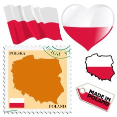 national colours of Poland