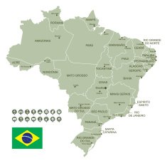 map of Brazil N9