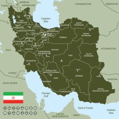 map of Iran N7