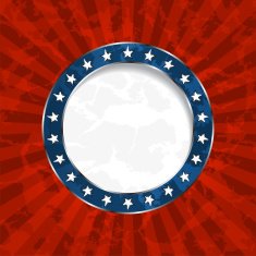 Shining retro frame banner Vector illustration