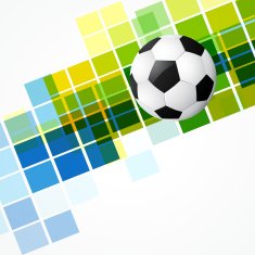 vector mosaic style football background