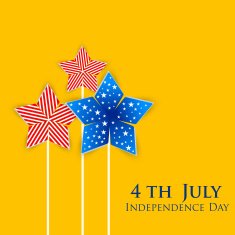 Beautiful flowers in national flag colors on bright yellow background