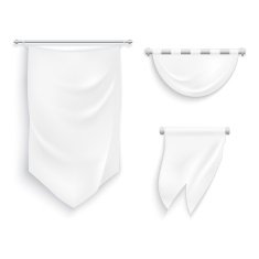 Medieval ribbons set