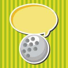 golf equipment theme elements N291