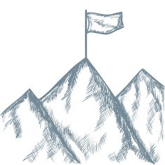 Top of the mountain with flag N2