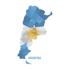 map of Argentina N8
