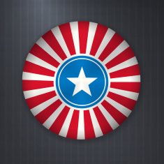 Vector american badge