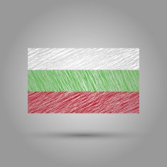 Flag of Bulgaria Light grunge effect