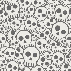 Seamless skull background N3