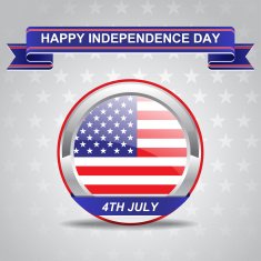 Fourth of July American Independence Day N28