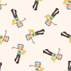 golf equipment seamless pattern N24