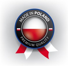 Made in POLAND Polish seal Flag (Vector)