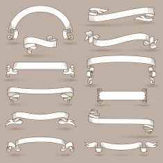 Vintage ribbons set N3