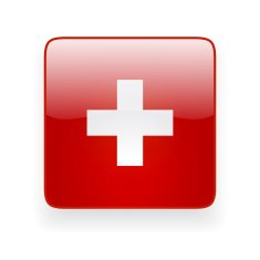 Square icon with flag of Switzerland N2