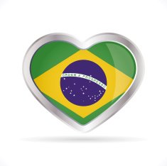 Brazil heart icon