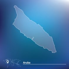 Map of Aruba