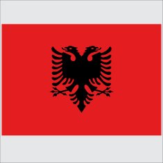 National Flag of Albania N4