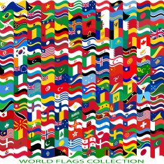 Flags of the world and map N4