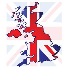 UK map flag N3