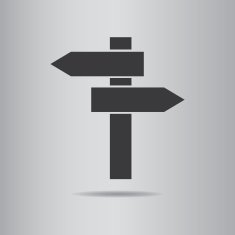 signposts vector illustration eps10