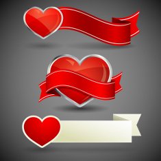 Valentine's Day Banners set