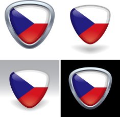 Czech Republic Flag Crest
