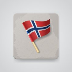 Norway Flag Vector Icon N2