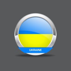 Ukraine Flag Vector Icon