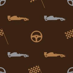 brown automotive icon pattern eps10